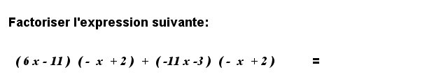 3ème calcul littéral et factorisation exo7