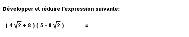 3ème calculs sur les racines carrées exo8