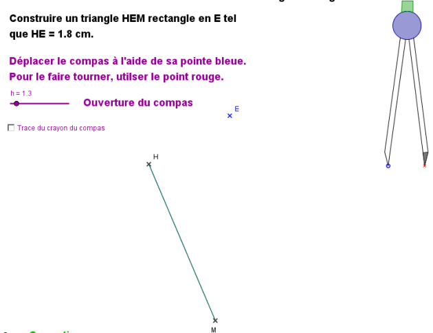 construction triangle rectangle exos