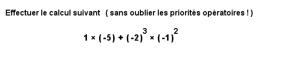 puissances priorités opératoires exos