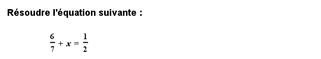 4ème résoudre équation fractions exos