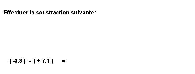 5ème nombres relatifs exo 7