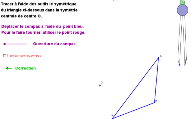 5ème symétrie centrale exo 7