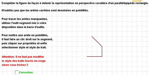 pavé droit représentation exo1