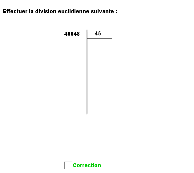 division euclidienne exo1