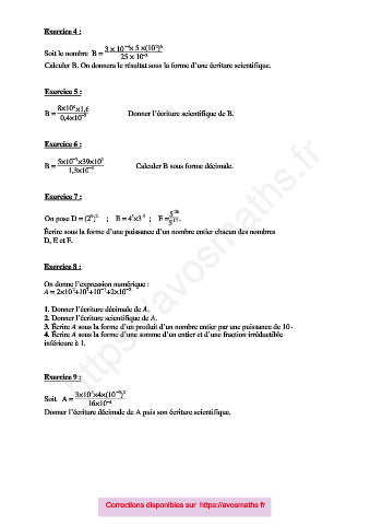 Page 2 - Exercices De Maths De Brevet En 4ème Et 3ème Sur Les ...