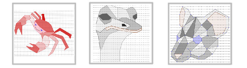 animal polygonal et dessin géométrique en maths