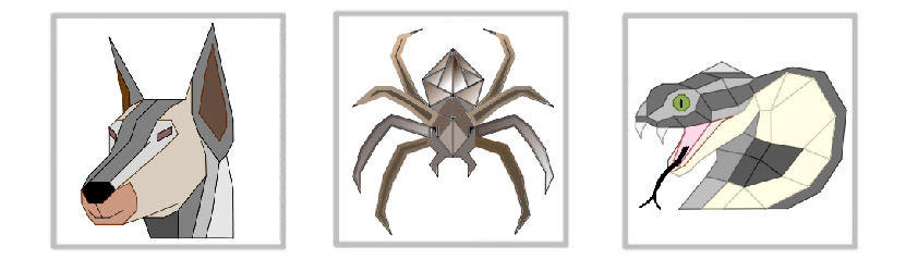animal polygonal et dessin géométrique en maths