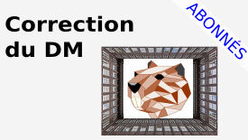 correction du devoir maison de maths