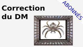 correction du devoir maison de maths