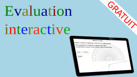 controle interactif de maths en 6eme